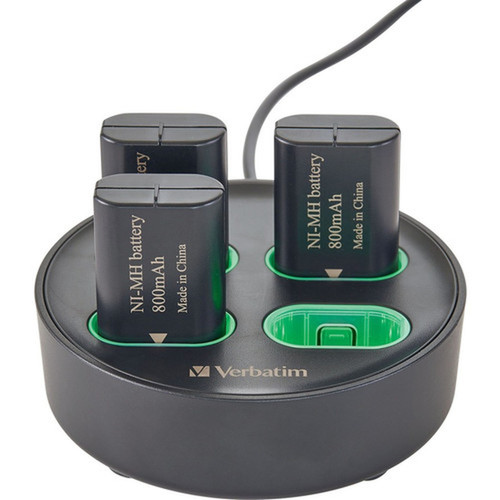 Verbatim Charging Stand for use with Xbox Controller Rechargeable Battery Packs 70729
