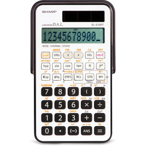 Sharp EL510RTB 169Functions Scientific Calculator - 169 Functions - Protective Hard Shell Cover, Dual Power - 11 Digits - LCD - - 0.4" (Fleet Network)