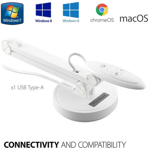 ViewSonic Plug-and-play USB document camera - CMOS - 8x Digital Zoom - 30 fps VB-VIS-002