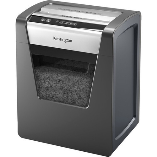 Kensington OfficeAssist Shredder M150-HS Anti-Jam Micro Cut - Continuous Shredder - Micro Cut - 10 Per Pass - for shredding Paper - x K52077AM