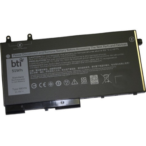 BTI Battery - Compatible Model   INSPIRON 15 7590 2-IN 1   LATITUDE 5500   LATITUDE 5401   LATITUDE 5501   PRECISION 3540 Compatible R8D7N-BTI