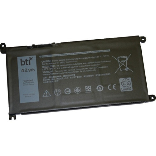 BTI Battery - Compatible OEM YRDD6 1VX1H VM732 0YRDD6 YRDD6 1VX1H VM732 0YRDD6 Compatible Model INSPIRON 15 (5584) INSPIRON 14 (5485) (Fleet Network)