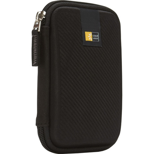 Case Logic Portable Hard Drive Case - EVA Foam, Elastic, Mesh - Black (Fleet Network)