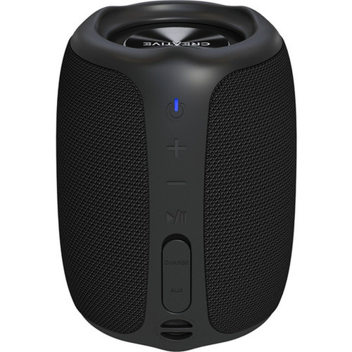 Creative MUVO Play Portable Bluetooth Smart Speaker - Siri Google Assistant Supported - Black - 70 Hz to 20 kHz - Battery 51MF8365AA000