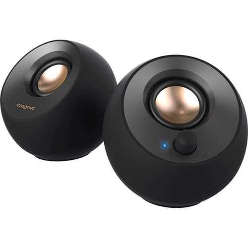 Creative Pebble V2 20 Speaker System - 8 W RMS - Black - 100 Hz to 17 kHz 51MF1695AA000