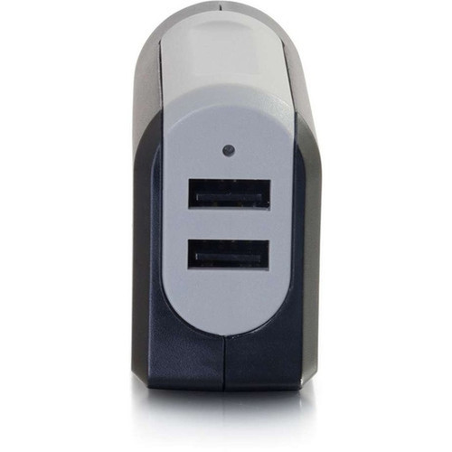 C2G 2-Port USB Wall Charger - AC to USB Adapter 5V 48A Output - 120 V AC 230 V AC Input - 49 V DC480 A 53 V DC 48 V DC 20276