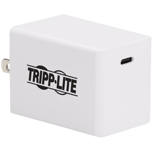 Tripp Lite 60W Compact USB-C Wall Charger - GaN Technology USB-C Power Delivery 30 - 120 V AC 230 V AC Input - 5 V DC3 A 9 V DC U280-W01-60C1-G