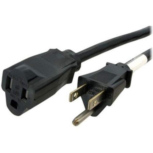 Axiom Power Extension Cord - For Computer, Monitor - 125 V AC / 13 A - 1 ft Cord Length (Fleet Network)