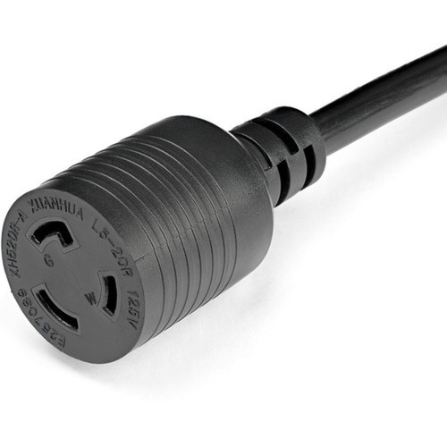 StarTechcom 3ft  09m Power Adapter Cord - Heavy Duty NEMA-L5-20R to NEMA-5-20P - External Power Cable - 12 AWG Power Cord - For - V PAC520PLR3