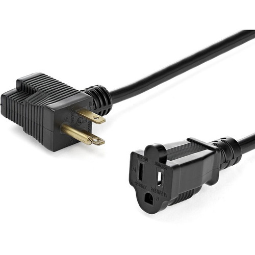 StarTech.com 12inch Outlet Saver Extension Cord - NEMA 5-15P to 2x NEMA 5-15R - 16AWG - This 12" Outlet Saver Extension Cord allows to (Fleet Network)