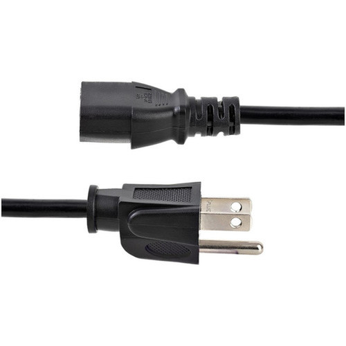 StarTechcom 6 ft Standard Computer Power Cord - NEMA5-15P to C13 - Power cable - 10 Pack - 5-15 to C13 Power Cord - 6 ft Computer - - PXT10110PK