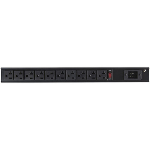 StarTechcom 10 Outlet Rack Mount Power Strip 125V16 Amp 1U Horizontal 19 Rackmount PDU NEMA 5-20P Input 10x NEMA 5-1520R - 10x RKPW101920