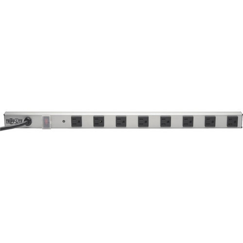 Tripp Lite SS240806 8-Outlets Surge SuppressorProtector - 8 x NEMA 5-15R - 180 kVA - 1050 J - 120 V AC Input - 120 V AC Output SS240806