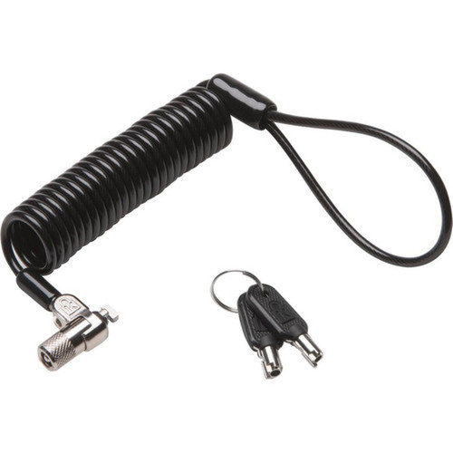 Kensington MicroSaver 20 Portable Keyed Laptop Lock - Carbon Steel - 6 ft - For Notebook K64423WW