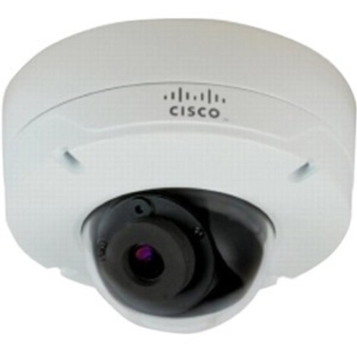 Cisco 6030 2.1 Megapixel HD Network Camera - Color, Monochrome - Dome - MJPEG, H.264 - 1920 x 1080 - 3 mm- 9 mm Zoom Lens - 3x Optical (Fleet Network)