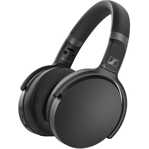 Sennheiser HD 450BT Wireless Headphones - Stereo - Mini-phone (3.5mm) - Wired/Wireless - Bluetooth - 18 Hz - 22 kHz - Over-the-head - (Fleet Network)