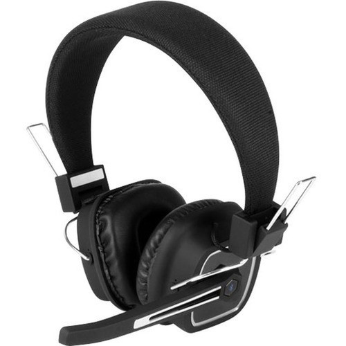 Aluratek Bluetooth Wireless Stereo Headset with Boom Microphone and Bluetooth Dongle - Stereo - Mini-phone 35mm - WiredWireless - ABHS02F