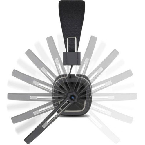 Aluratek Bluetooth Wireless Stereo Headset with Boom Microphone and Bluetooth Dongle - Stereo - Mini-phone 35mm - WiredWireless - ABHS02F