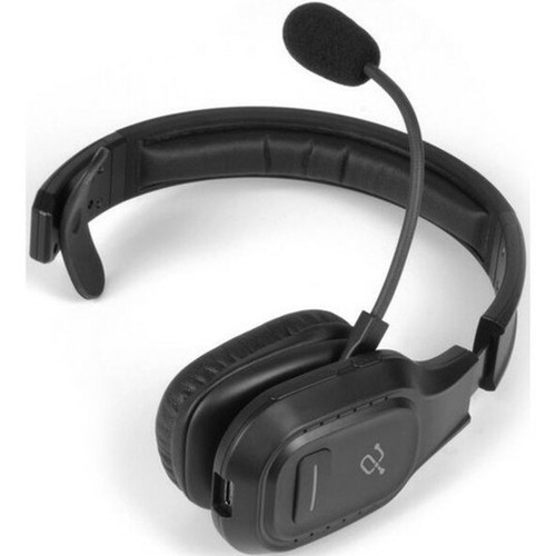 Aluratek Bluetooth Wireless Headset with Noise Cancelling Boom Microphone - Mono - Wireless - Bluetooth - 33 ft - 200 Hz - 20 kHz - - ABHM100F