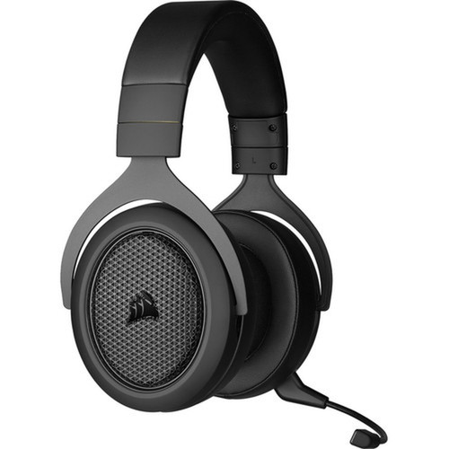 Corsair HS70 Wired Gaming Headset with Bluetooth - Stereo - Mini-phone 35mm USB - WiredWireless - Bluetooth - 30 ft - 32 Kilo Ohm CA-9011227-NA