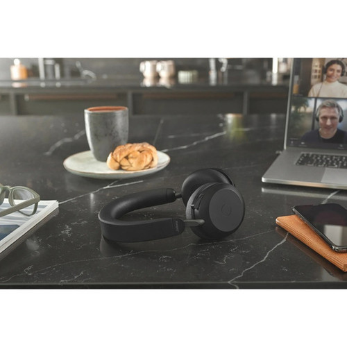 Jabra Evolve2 75 Headset - Stereo - Wireless - Bluetooth - 984 ft - 20 Hz - 20 kHz - On-ear - Binaural - Ear-cup - MEMS Technology - 27599-999-989