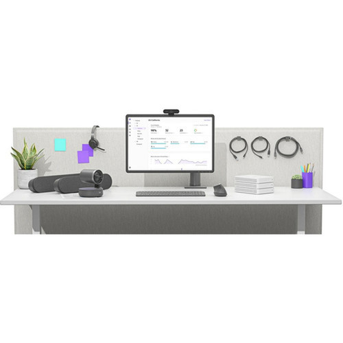 Logitech Roommate Web Conference Appliance - 1 x Network RJ-45 - 1 x HDMI In - 2 x HDMI Out - USB - Gigabit Ethernet - Wireless LAN 950-000081