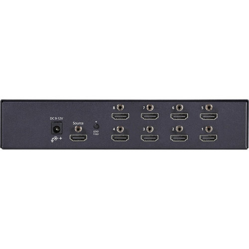 Black Box 4K HDMI Splitter - 1x8 - 3840  2160 - 1 x HDMI In - 8 x HDMI Out - TAA Compliant VSP-HDMI1X8-4K