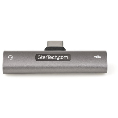 StarTechcom USB C Audio  Charge Adapter USB-C Audio Adapter with 35mm Headset Jack and USB Type-C PD Charging For USB-C - USB C - CDP235APDM