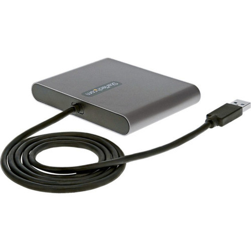 StarTechcom USB-A to HDMI Adapter - 1 Pack - 1 x 9-pin Type A USB 30 USB Male - 4 x HDMI Digital AudioVideo Female - 1920 x 1080 - USB32HD4