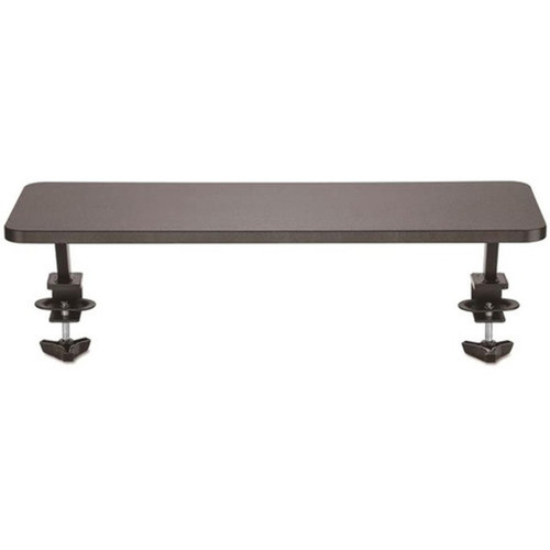StarTechcom Monitor Riser Stand - Clamp-on Monitor Shelf for Desk - Extra Wide 25665 cm - For up to 34 Monitors - Black - Free up MNRISERCLMP