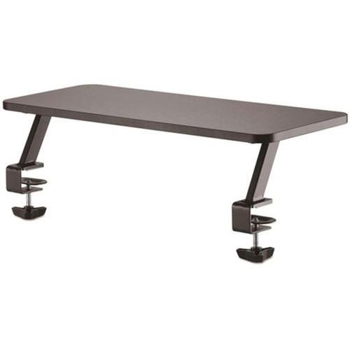 StarTechcom Monitor Riser Stand - Clamp-on Monitor Shelf for Desk - Extra Wide 25665 cm - For up to 34 Monitors - Black - Free up MNRISERCLMP