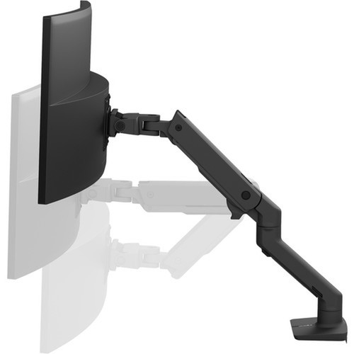 Ergotron Desk Mount for Monitor Curved Screen Display - Matte Black - 1 Displays Supported - 49 Screen Support - 1905 kg Load - x 45-475-224