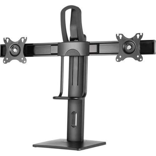 Tripp Lite Safe-IT DDVD1727AM Desk Mount for Monitor HDTV Flat Panel Display Curved Screen Display - Black - Adjustable Height - 1 DDVD1727AM