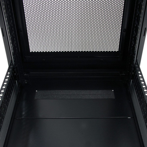 32U 19 Server Rack Cabinet Adjustable Depth 6-32 inch Flat Pack Lockable 4-Post NetworkData Rack Enclosure with Casters - 32U - - RK3236BKF