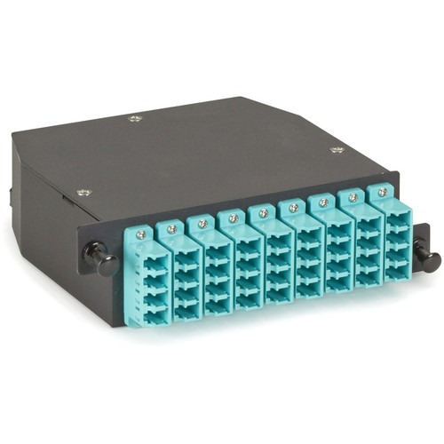 Black Box MTP OM3 Fiber Optic LGX Cassette - (3) MTP 12 to (36) LC Type A - 36 Port(s) - 36 x Duplex (Fleet Network)