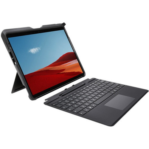 Kensington BlackBelt Rugged Carrying Case Microsoft Surface Pro X Tablet - Drop Resistant - Hand Strap - Retail K97323WW