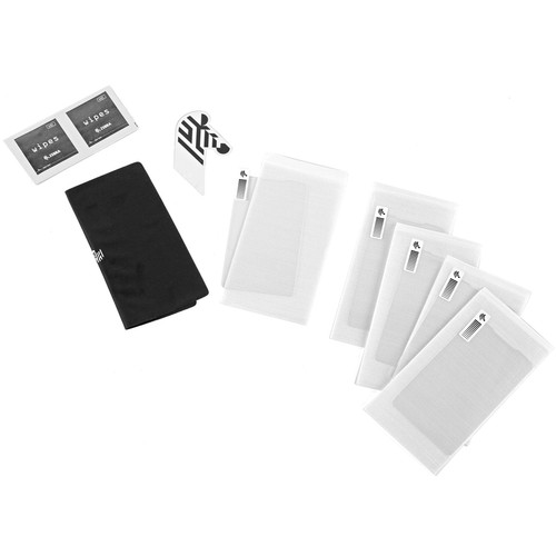 Zebra Screen Protector Transparent - For LCD Handheld Terminal - Scratch Resistant - Tempered Glass - 5 Pack (Fleet Network)