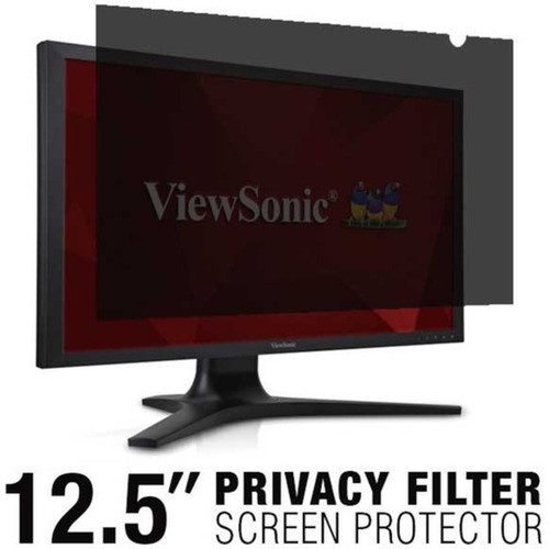 ViewSonic Privacy Screen Filter Black - For 125 Widescreen Notebook - Scratch Resistant - Anti-glare - 1 Pack VSPF1250