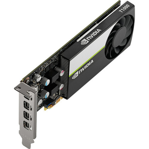 PNY NVIDIA T1000 Graphic Card - 4 GB GDDR6 - Low-profile - 128 bit Bus Width - PCI Express 30 x16 VCNT1000-PB