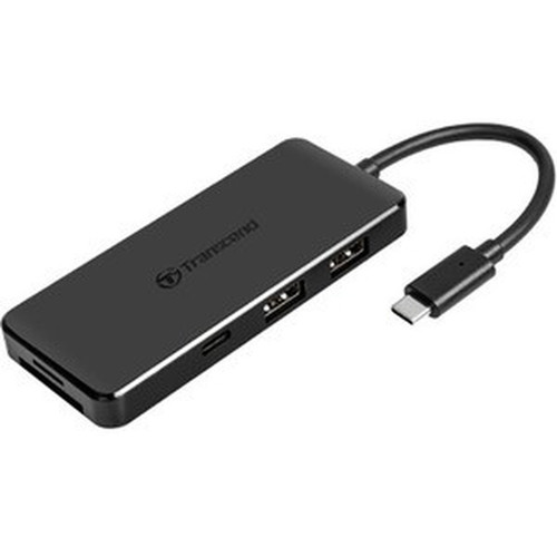 Transcend 6-in-1 USB 31 Gen 2 Type-C Hub - USB 31 Gen 2 Type C - External - 4 USB Ports - 2 USB 31 Ports - Mac Linux PC TS-HUB5C