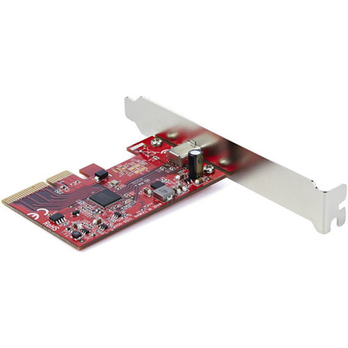 StarTechcom USB 32 Gen 2x2 PCIe Card - USB-C 20Gbps PCI Express 30 x4 Controller - USB Type-C Add-On PCIe Expansion Card - 1-Port - PEXUSB321C