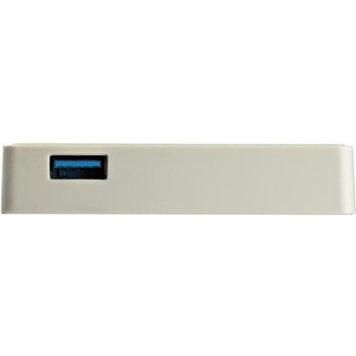 StarTechcom USB C to Gigabit Ethernet Adapter with USB A Port - White 1Gbps NIC USB 3031 Type C to RJ45 PortLAN Network Adapter - US1GC301AUW
