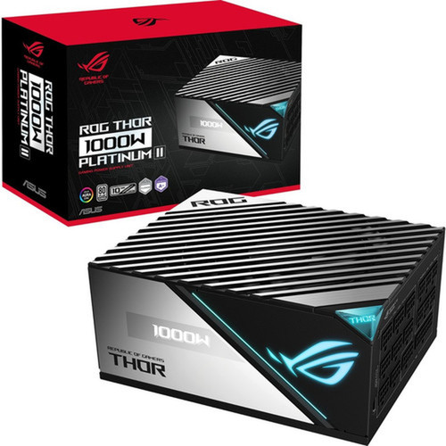 Asus ROG Thor 1000W Power Supply - Internal - 33 V DC 5 V DC 12 V DC -12 V DC 5 V DC Output - 1 12V Rails ROG-THOR-1000P2-GAMING