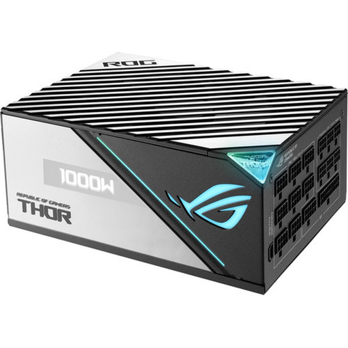 Asus ROG Thor 1000W Power Supply - Internal - 33 V DC 5 V DC 12 V DC -12 V DC 5 V DC Output - 1 12V Rails ROG-THOR-1000P2-GAMING