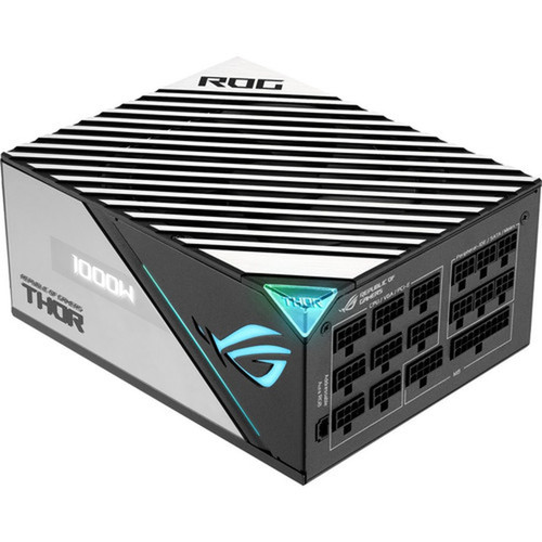 Asus ROG Thor 1000W Power Supply - Internal - 33 V DC 5 V DC 12 V DC -12 V DC 5 V DC Output - 1 12V Rails ROG-THOR-1000P2-GAMING