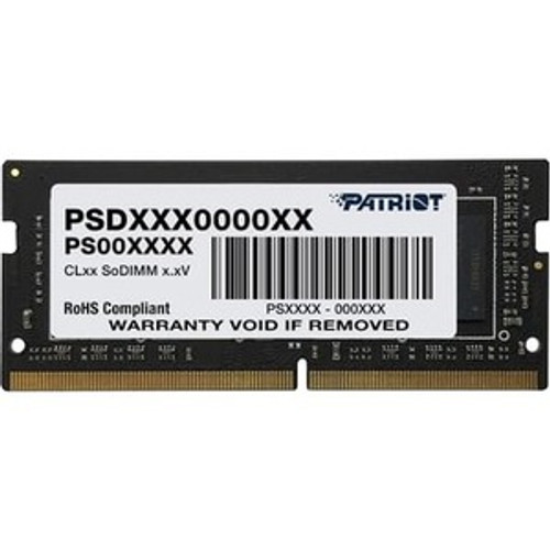 Patriot Memory Signature Line 32GB DDR4 SDRAM Memory Module - For Notebook, Computer - 32 GB (1 x 32GB) - DDR4-2666/PC4-21300 DDR4 - - (Fleet Network)
