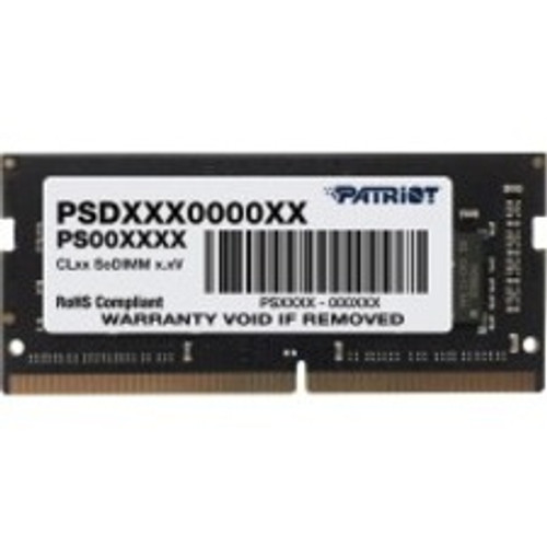 Patriot Memory Signature Line 16GB DDR4 SDRAM Memory Module - For Notebook - 16 GB (1 x 16GB) - DDR4-3200/PC4-25600 DDR4 SDRAM - 3200 (Fleet Network)