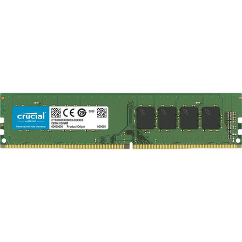 Crucial 8GB DDR4 SDRAM Memory Module - For Desktop PC - 8 GB 1 x 8GB - DDR4-3200PC4-25600 DDR4 SDRAM - 3200 MHz - CL22 - 120 V - - CT8G4DFRA32A