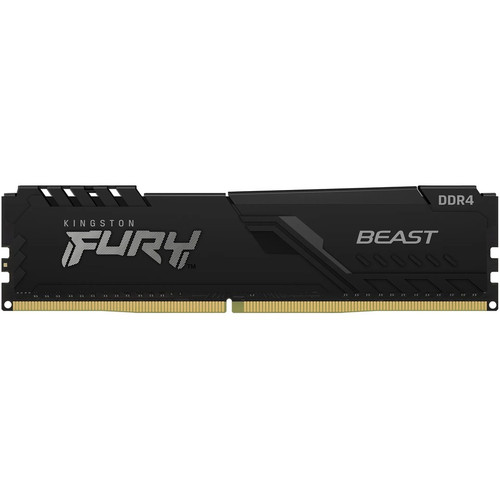 Kingston FURY Beast 8GB DDR4 SDRAM Memory Module - 8 GB (1 x 8GB) - DDR4-3200/PC4-25600 DDR4 SDRAM - 3200 MHz - CL16 - 1.35 V - - DIMM (Fleet Network)