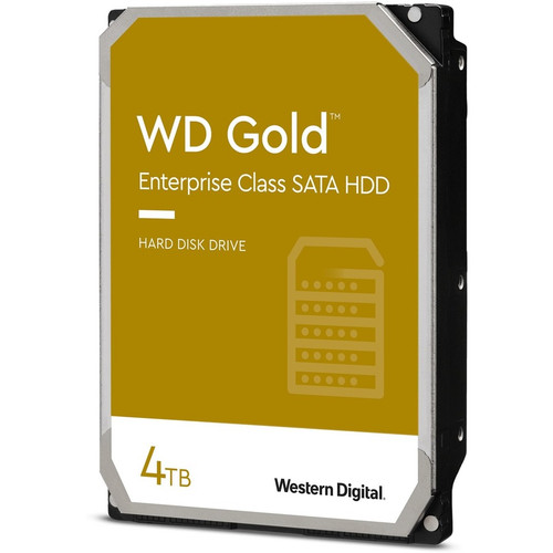 Western Digital Gold WD4003FRYZ 4 TB Hard Drive - 3.5" Internal - SATA (SATA/600) - Server, Storage System Device Supported - 7200rpm (Fleet Network)